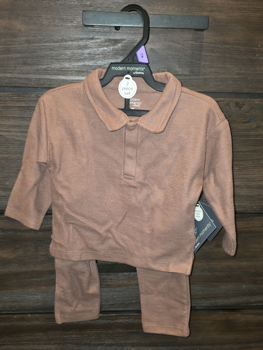 Gerber Modern Moments 2 Piece Set In Nutmeg